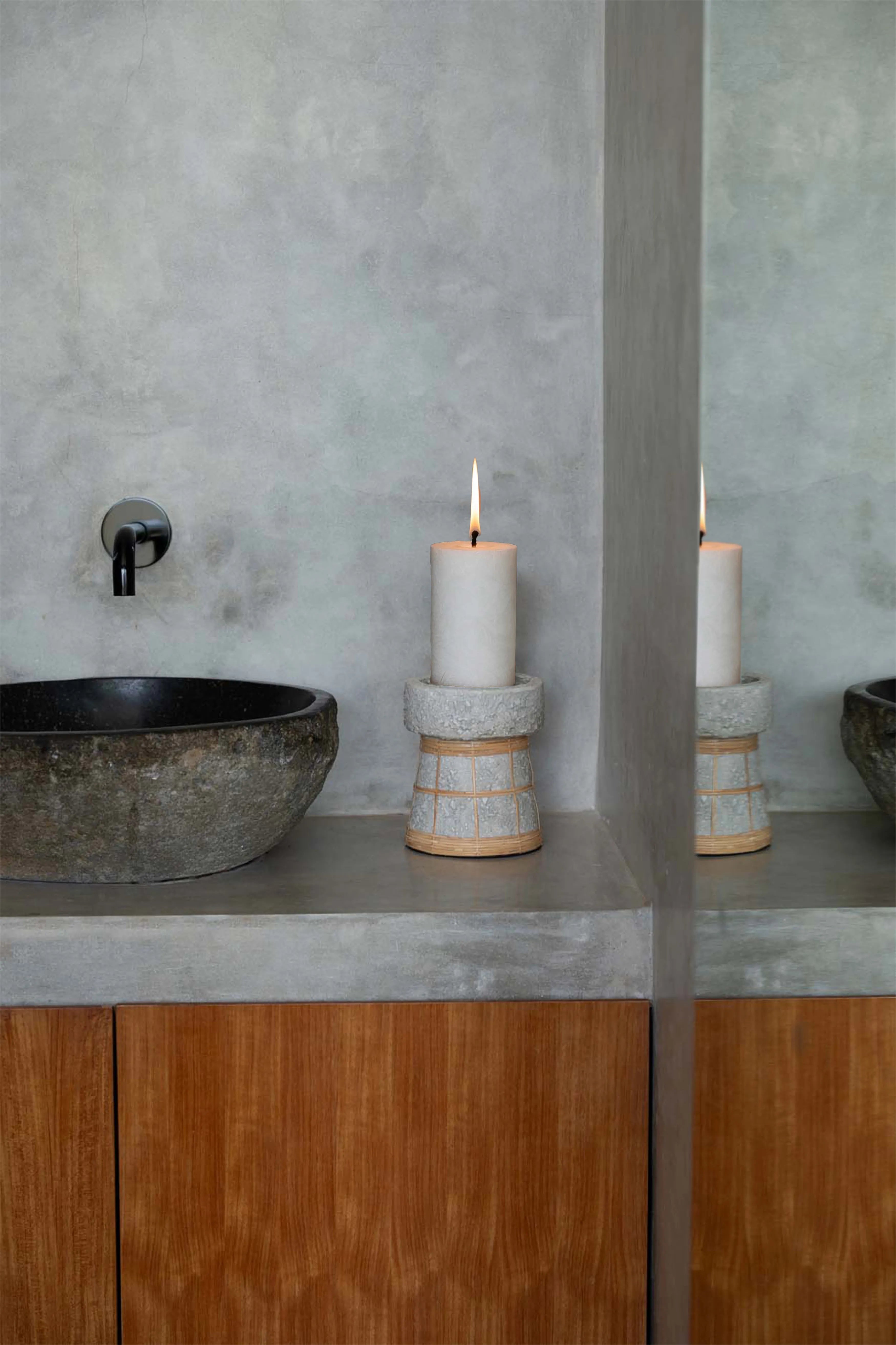 the-serene-candle-holder-concrete-natural-m