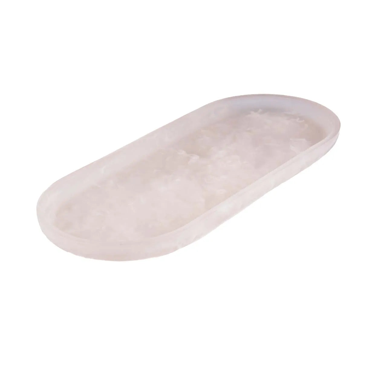 the-resin-oval-plate-pink-white